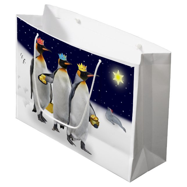 The Three Kings Large Gift Bag (Front Angled)