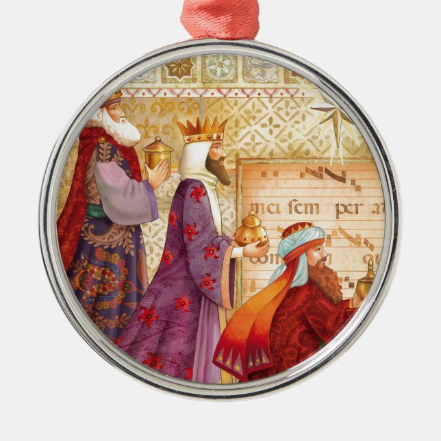 The Three kings Metal Ornament (Front)