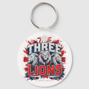 the Three Lions - England national team nickname Key Ring
