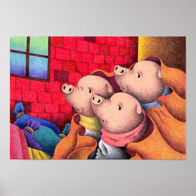 The Three Little Pigs. Poster (Front)