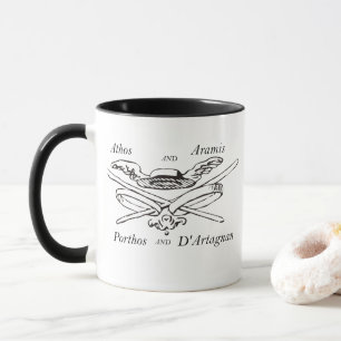 The Three Musketeers Athos Aramis Porthos Artagnan Mug