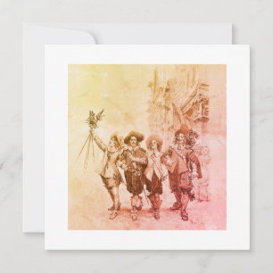 The Three Musketeers by Alexandre Dumas Invitation