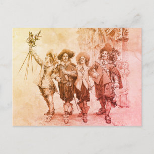 The Three Musketeers by Alexandre Dumas Postcard