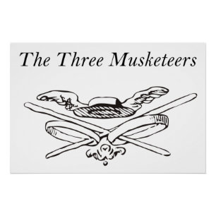 The Three Musketeers Heroes - Alexandre Dumas Poster