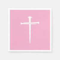 The Three Nails White Cross Christian