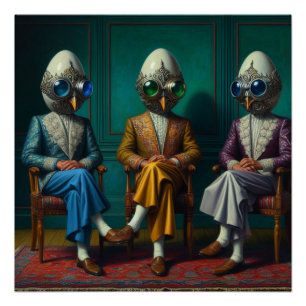 The three observers poster