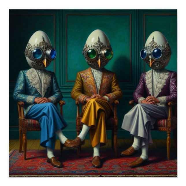 The three observers poster (Front)