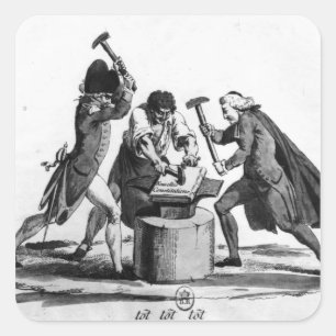 The Three Orders Square Sticker