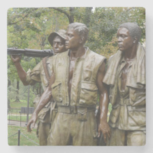 The Three Servicemen Statue Vietnam War Memorial Stone Coaster