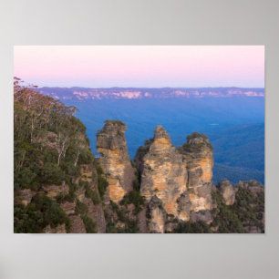 The Three Sisters, Blue Mountains, New South Wales Poster
