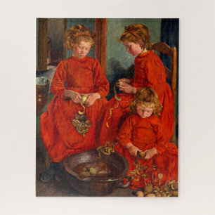 The Three Sisters by Leon Frederic Jigsaw Puzzle