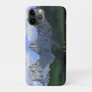 The three sisters in Canmore, Alberta, Canada iPhone 11 Pro Case