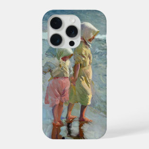 The three sisters on the beach by Joaquin Sorolla iPhone 15 Pro Case