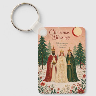 The Three Sovereigns of Solstice Key Ring