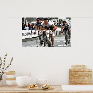 The Three-Way Sprint Paris–Roubaix 1981 Poster