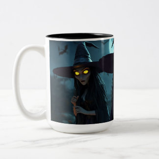 The Three Wicked Witches Two-Tone Coffee Mug