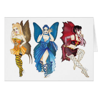 The Three Wise Fairies Card