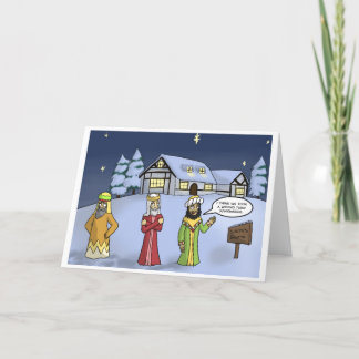 The Three Wise Men Get Lost - Christmas Card