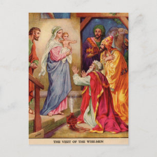 The three wise men postcard
