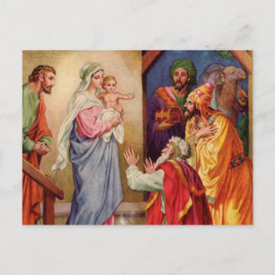 The three wise men postcard