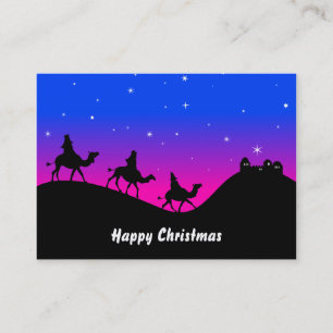 The Three Wisemen, Happy Christmas Business Card