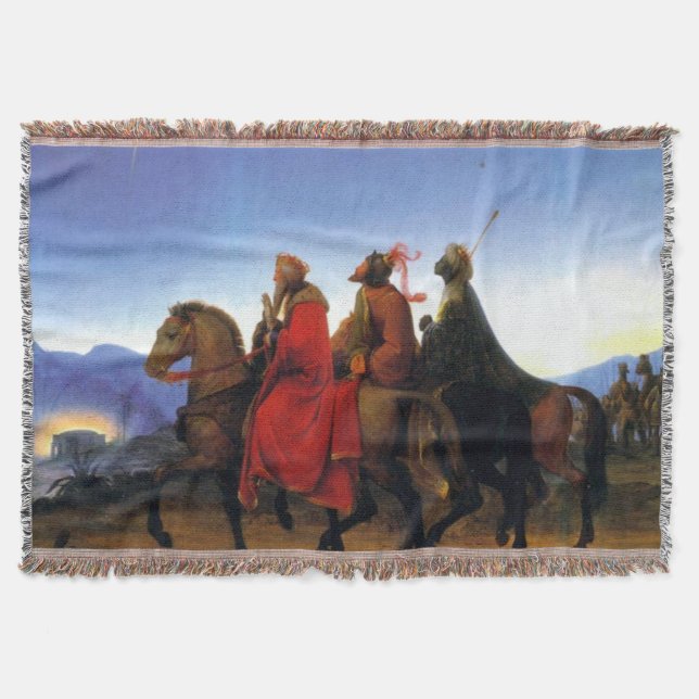 The Three Wisemen Throw Blanket (Front)