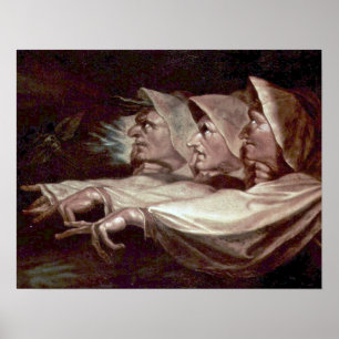 The Three Witches by Henry Fuseli Poster