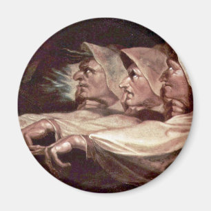 The Three Witches English - The Weird Sisters Or T Magnet