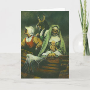The Three Witches Greetings Card