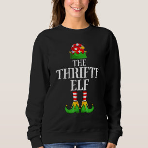 The Thrifty Elf Family Matching Group Christmas Pa Sweatshirt