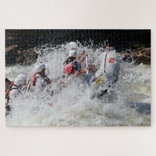 The Thrill of Whitewater Rafting 20 x 30 Jigsaw Puzzle
