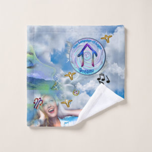 The Throat Chakra - Symbol Dreams  Wash Cloth