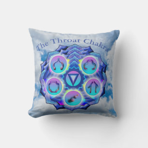 The Throat Chakra - Symbol the Breath Life Cushion