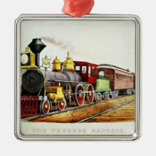 The Through Express Metal Ornament
