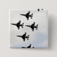 The Thunderbirds form a 6-ship Delta formation