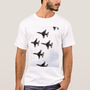 The Thunderbirds form a 6-ship Delta formation T-Shirt