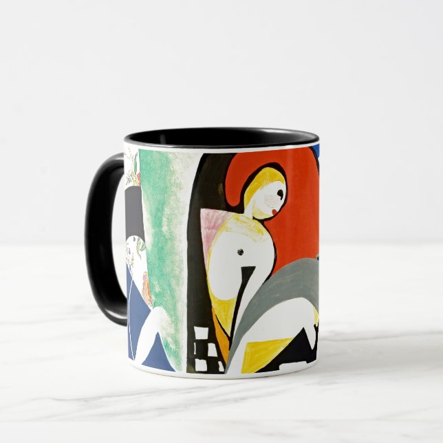 The Thundershower Modern Art Mug (Front Left)