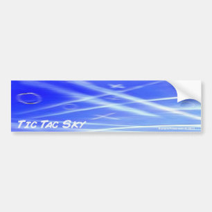 The Tic Tac Sky Bumper Sticker