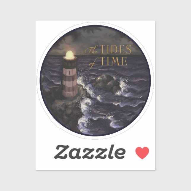 "The Tides of Time" Lighthouse in a Storm (Sheet)