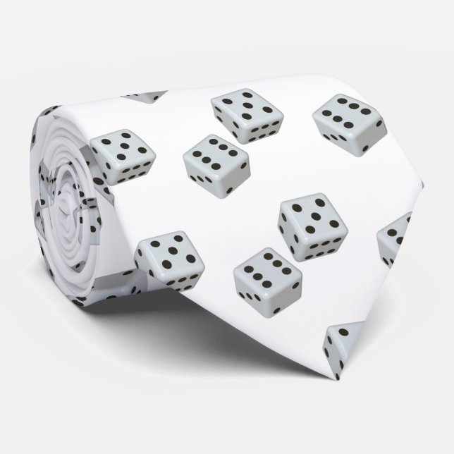 THE TIE FOR THE "MAN WHO LOVES DICE GAMES" (Rolled)