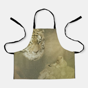 The Tiger And The Kitten, Kids Full Print Apron