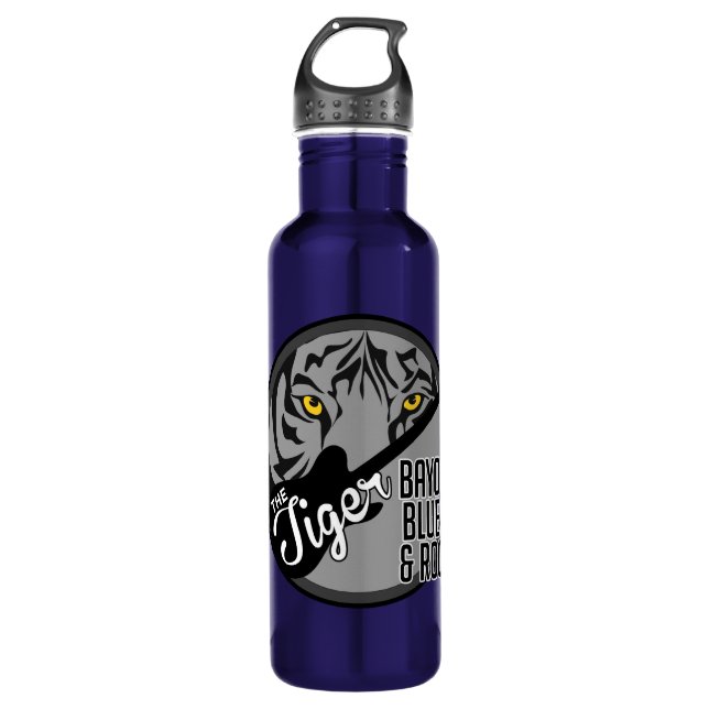 The Tiger Bayou Blues & Rock Water Bottle (Front)