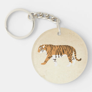 The Tiger Colour Block Key Ring