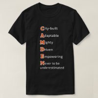 THE TIGER'S GRIP Black Orange CAMDEN Gaphic Unisex
