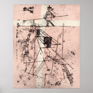 The Tight Rope Walker (Seiltänzer) (1923) by Paul Poster