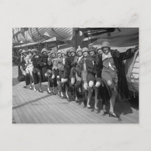 The Tiller Girls, early 1900s Postcard