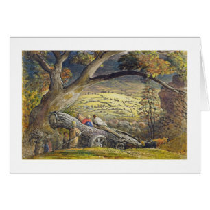 The Timber Wain, c.1833-34 (w/c & gouache on paper