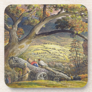 The Timber Wain, c.1833-34 (w/c & gouache on paper Coaster