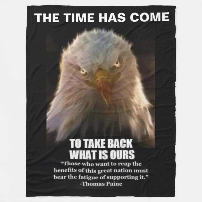 THE TIME HAS COME FLEECE BLANKET (Front)