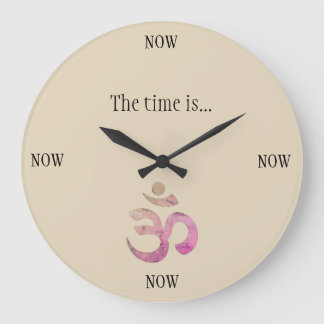The Time is Now Clock
